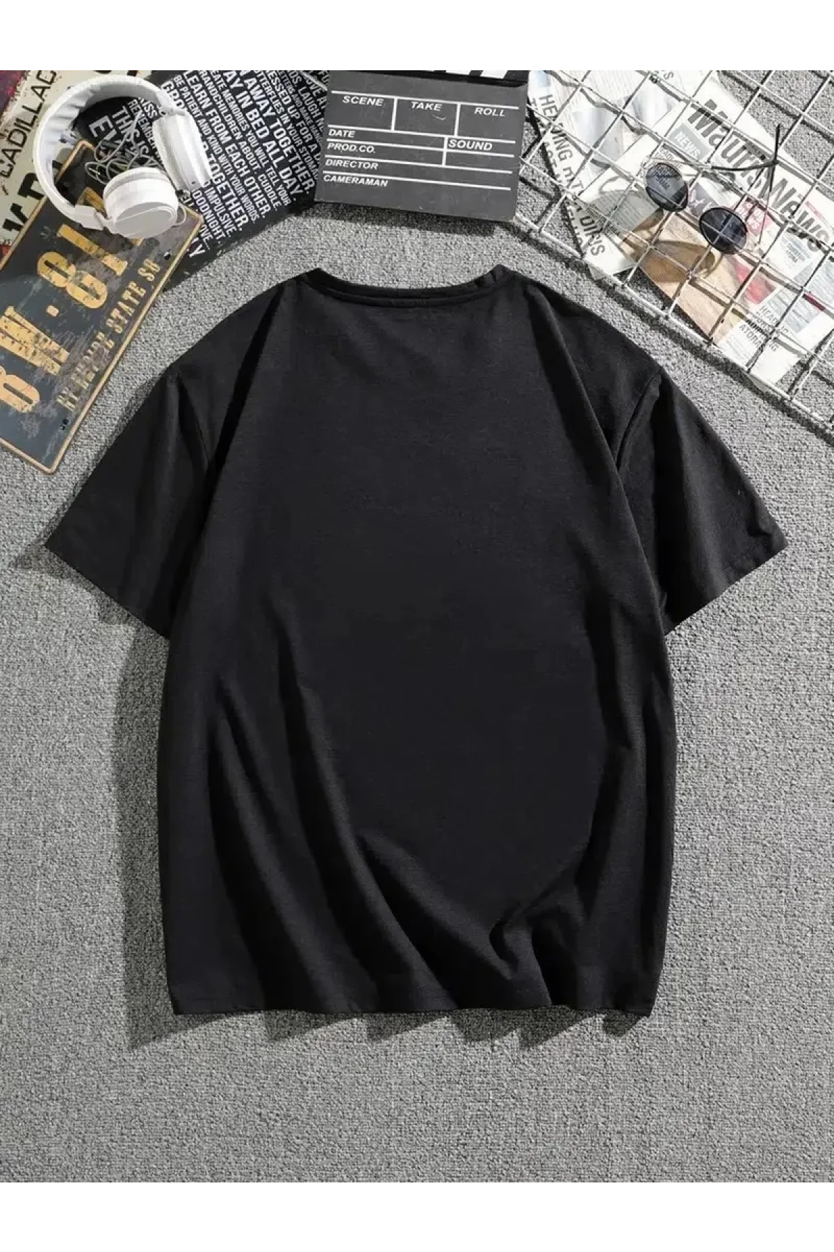 Erkek Dağ Grafikli Tişört